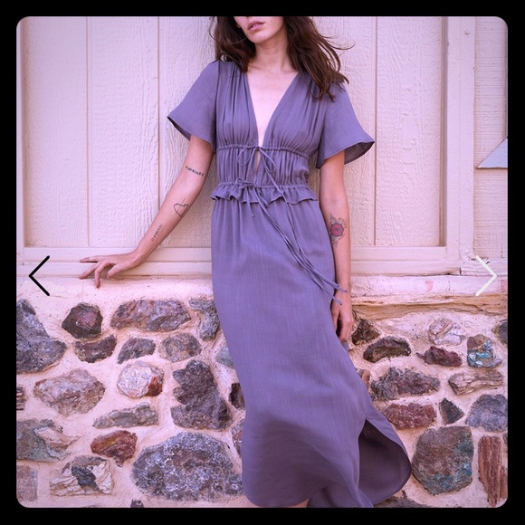 coast dawn full midi dress